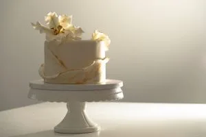 Cake coffe & chocolate with chocolate cream
